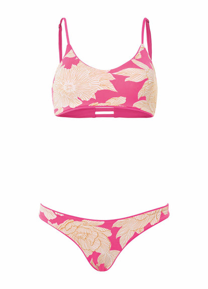 Thumbnail - Maaji Radiant Pink Praia Sporty Bralette Bikini Top - 9
