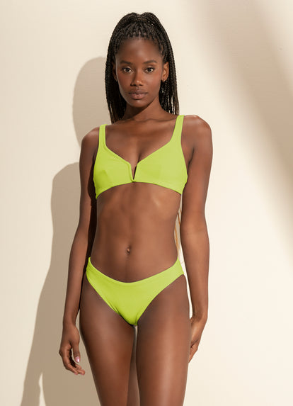  Braguita de bikini clásica Sublimity en verde suave de Maaji