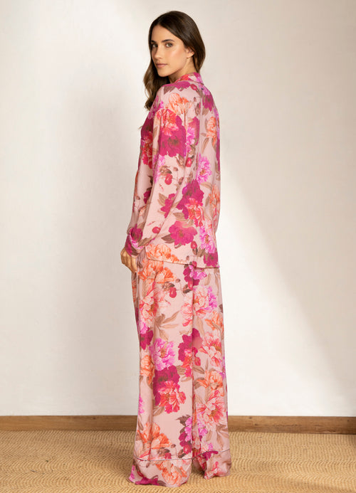 Hover image -  Maaji Vintage Blossom Dandelion Long Sleeve Pant Set