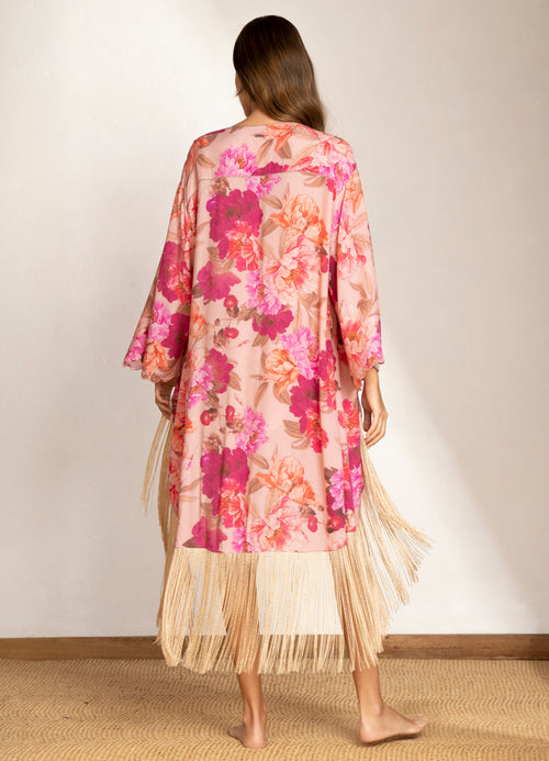 Hover image -  Maaji Vintage Blossom Cala Kimono
