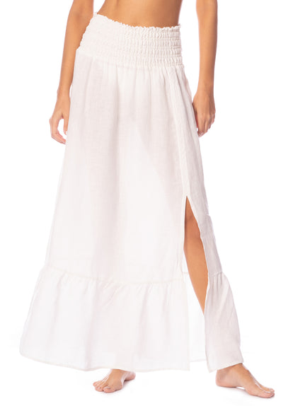 Thumbnail - Maaji Antique White Aubrey Long Skirt - 3