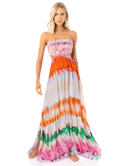  Maaji Rainbow Dye Natasha Long Dress