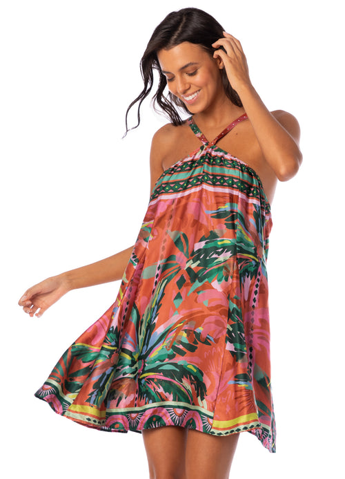 Alternative image -  Maaji Flame Palms Lusine Short Dress