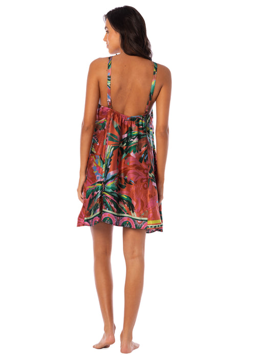 Hover image -  Maaji Flame Palms Lusine Short Dress