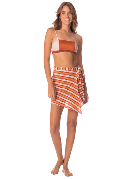  Maaji Stripes Brentwood Short Skirt