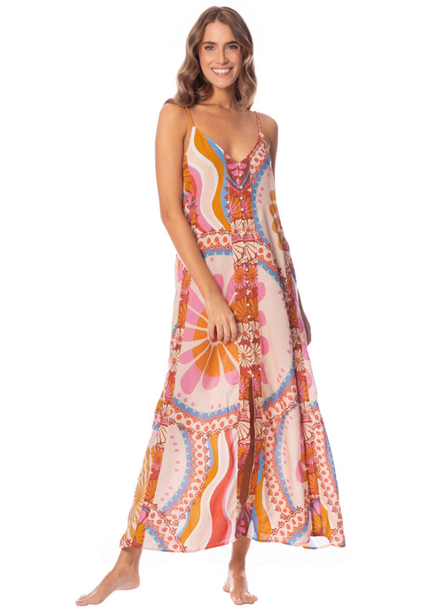 Main image -  Maaji Sun Stamps Oasis Long Dress