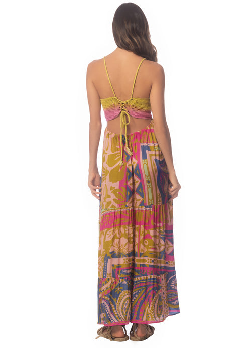 Hover image -  Maaji Hankie Kairo Long Dress