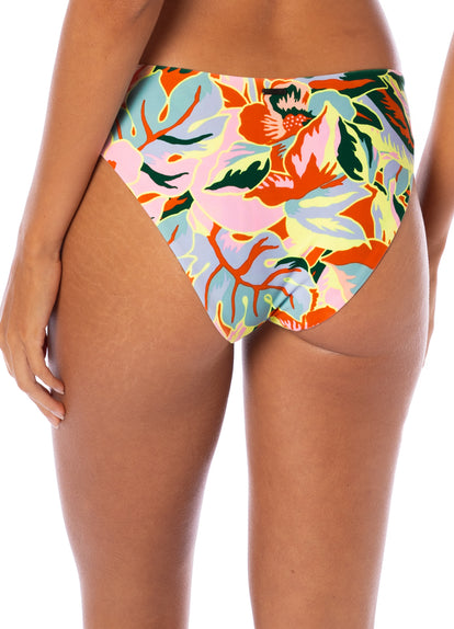 Thumbnail - Maaji Neon Leafy Sublimity Regular Rise Classic Bikini Bottom - 5