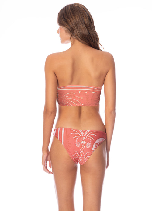 Main image -  Maaji Botanic Engraving Flirt Low Rise Thin Side Bikini Bottom