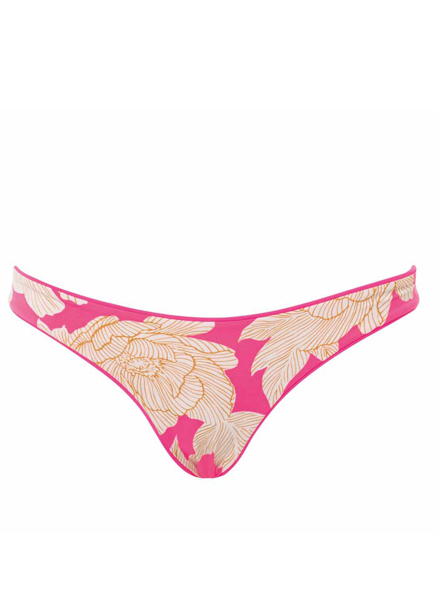 Maaji Radiant Pink Flirt Thin Side Bikini Bottom