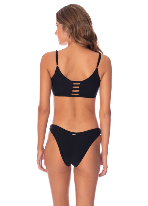 Hover image -  Maaji Jade Black Praia Classic Bralette Bikini Top