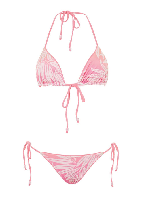 Hover image -  Maaji Sea Pink Balmy Sliding Triangle Bikini Top