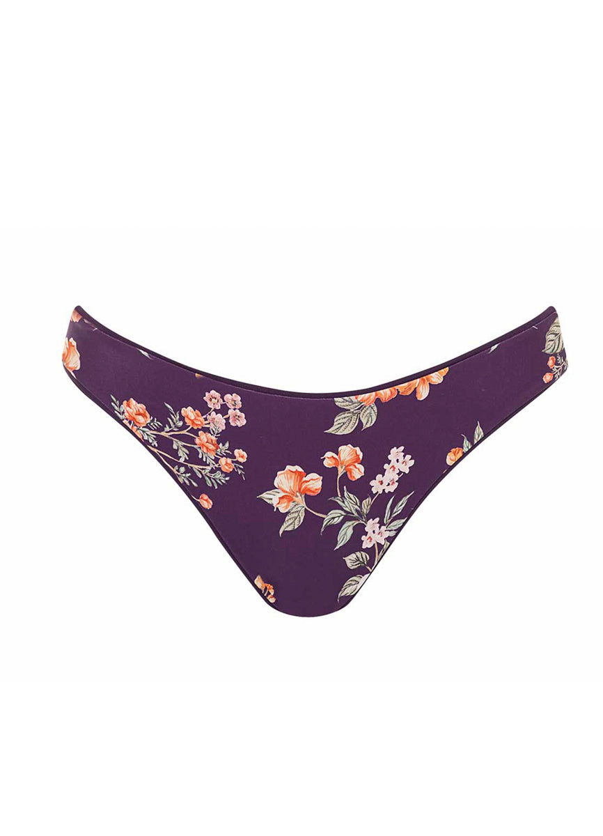 Maaji Dark Grape Sublimity Classic Bikini Bottom