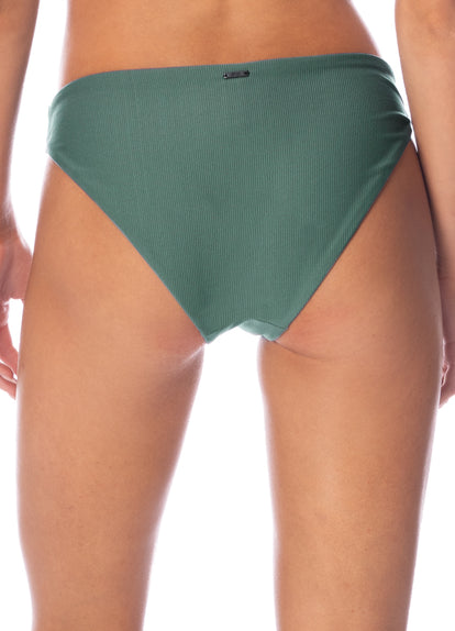 Thumbnail - Maaji Eucalyptus Green Splendour Regular Rise Thin Side Bikini Bottom - 5
