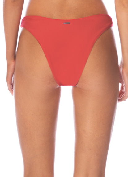 Thumbnail - Maaji Red Camelia Splendour Regular Rise Thin Side Bikini Bottom - 5
