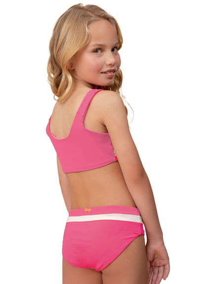  Conjunto de bikini para niña Maaji Radiant Pink Islandia