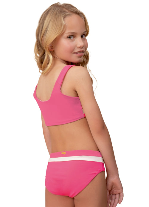 Hover image -  Conjunto de bikini para niña Maaji Radiant Pink Islandia
