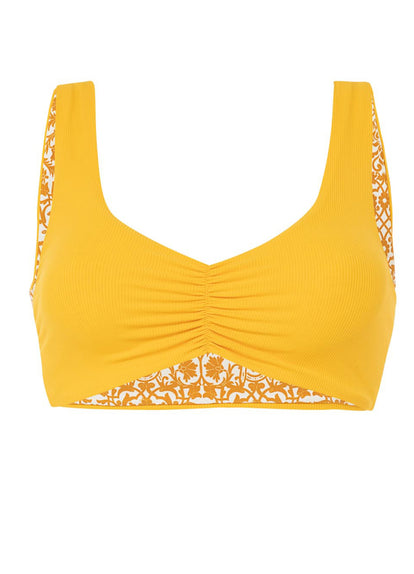 Maaji Amber Yellow Passion Classic Bralette Bikini Top