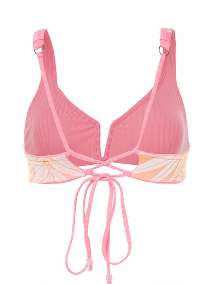 Thumbnail - Maaji Sea Pink Victoria V Wire Bralette Bikini Top - 7