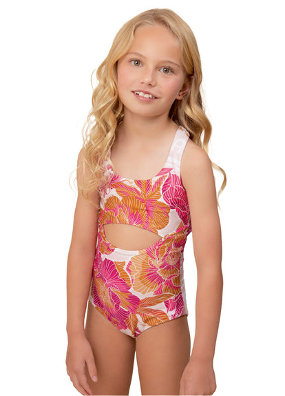  Maaji Mexican Floral Confetti Girls One Piece Set