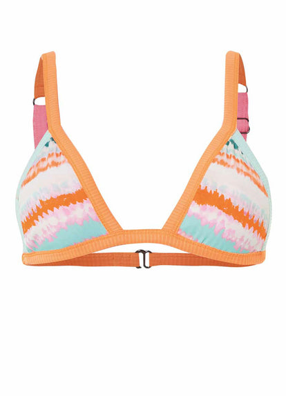 Thumbnail - Maaji Sea Pink Sierra Fixed Triangle Bikini Top - 8