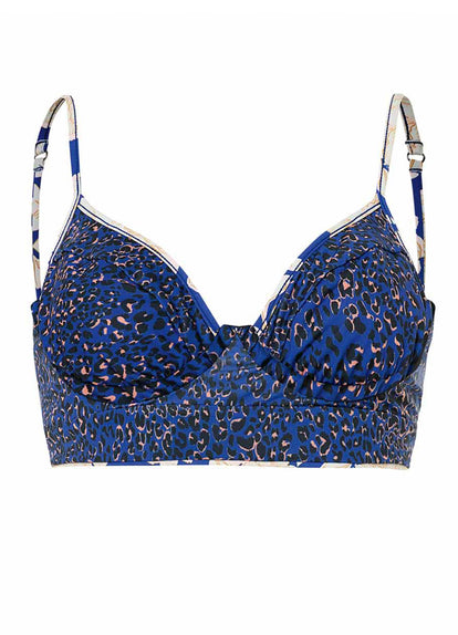 Thumbnail - Maaji Blue Bouquet Milany Underwire Bustier Bikini Top - 7
