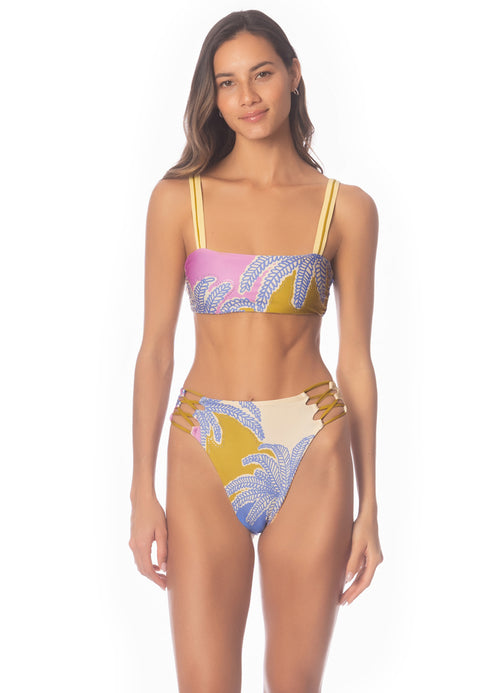 Main image -  Maaji Periwinkle Palms Inessa Classic Bralette Bikini Top