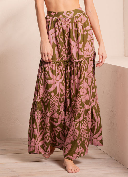 Main image -  Maaji Batik Jungle Primrose Long Skirt