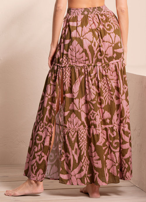 Hover image -  Maaji Batik Jungle Primrose Long Skirt