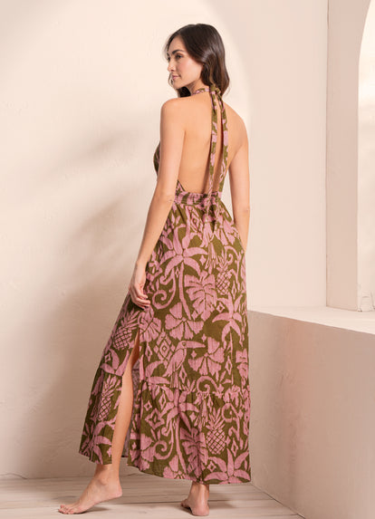 Thumbnail - Maaji Batik Jungle Jolene Long Dress - 5