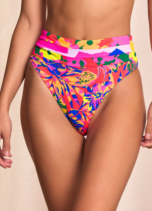 Alternative image -  Maaji Crayonflower Suzy Babe High Rise/High Leg Bikini Bottom
