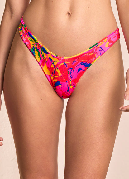 Thumbnail - Maaji Crayonflower Splendour High Leg Bikini Bottom - 2