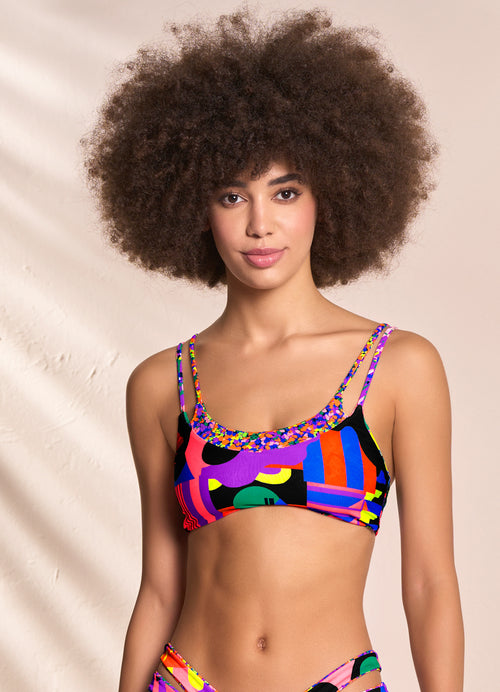 Hover image -  Maaji Rhapsody Jodie Sporty Bralette Bikini Top