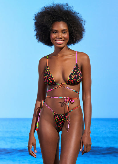 The Caribbean Wrap Triangle Bikini Top By Kenny Flowers, 49% OFF