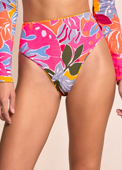 Thumbnail - Maaji Bouquet Vitto High Rise/High Leg Bikini Bottom - 7