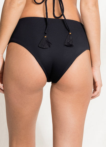 Thumbnail - Braguitas de bikini de talle medio Venus en zafiro negro de Maaji - 5