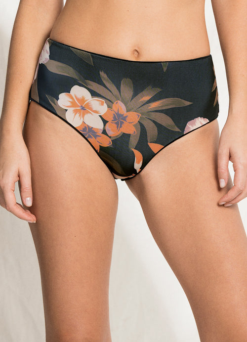 Hover image -  Braguitas de bikini de talle medio Venus en zafiro negro de Maaji