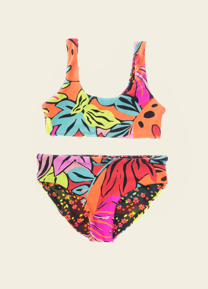 Thumbnail - Conjunto de bikini para niña Maaji Rainforest Lava - 3